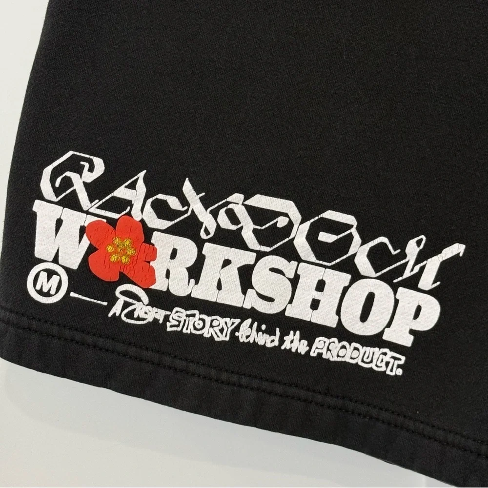 Chinatown Market Ransom Workshop Black Sweatshort Large Streetwear Lounge Grunge